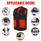 Electric heated cotton vest