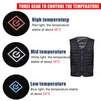 Electric heated cotton vest