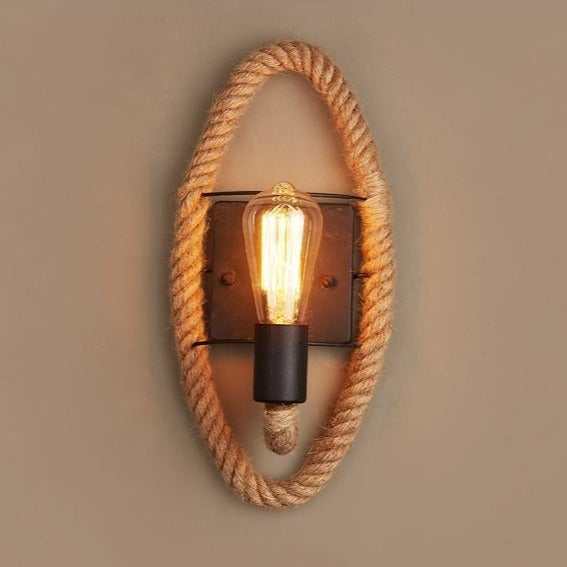 Vintage Rope Wall Light