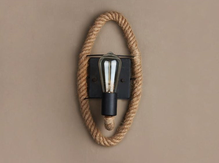 Vintage Rope Wall Light