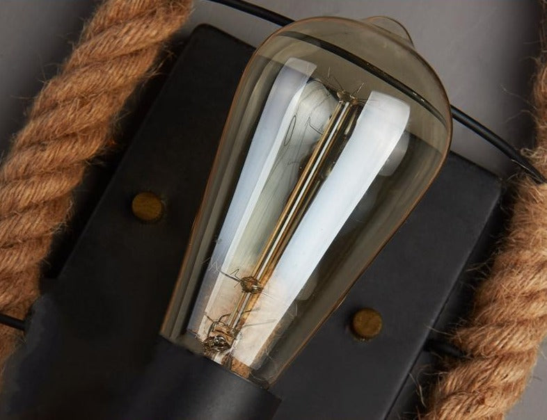 Vintage Rope Wall Light