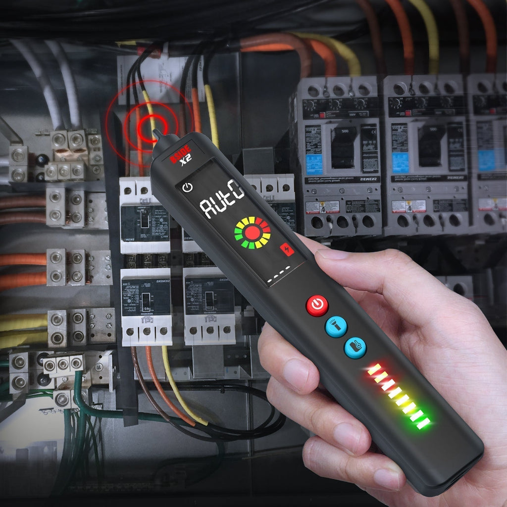 LCD Result Display Voltage Tester Thermometer