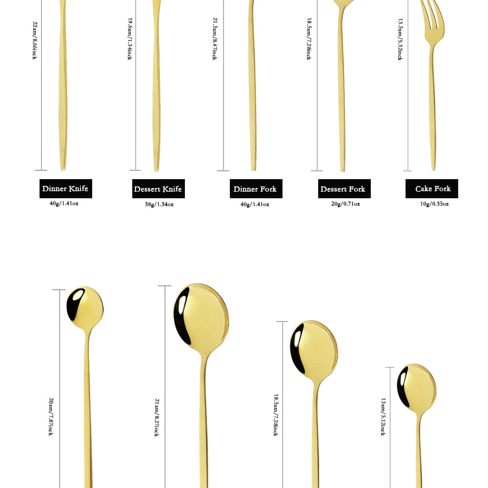 24-piece cutlery set