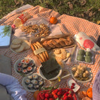 Clementine Gingham Picnic Blanket
