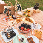 Clementine Gingham Picnic Blanket