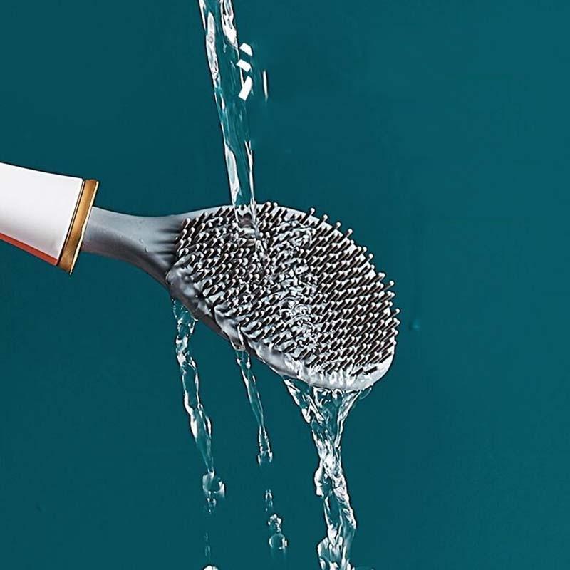 SumiClean - Slim Silicon Toilet Brush for Your Bathroom