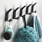 Aviro Aluminum Wall Hooks Black/White - Modern Decorative Coat Hooks