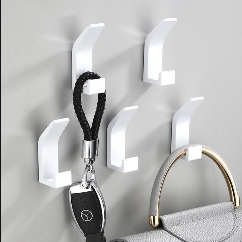 Aviro Aluminum Wall Hooks Black/White - Modern Decorative Coat Hooks