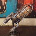 Rocket Ship Industrial Vintage Lamp