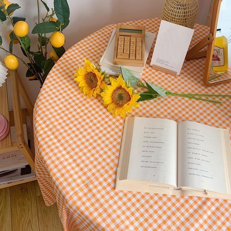 Clementine Gingham Picnic Blanket