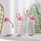 FlamingoGrace Elegant Flamingo Harbor Statue