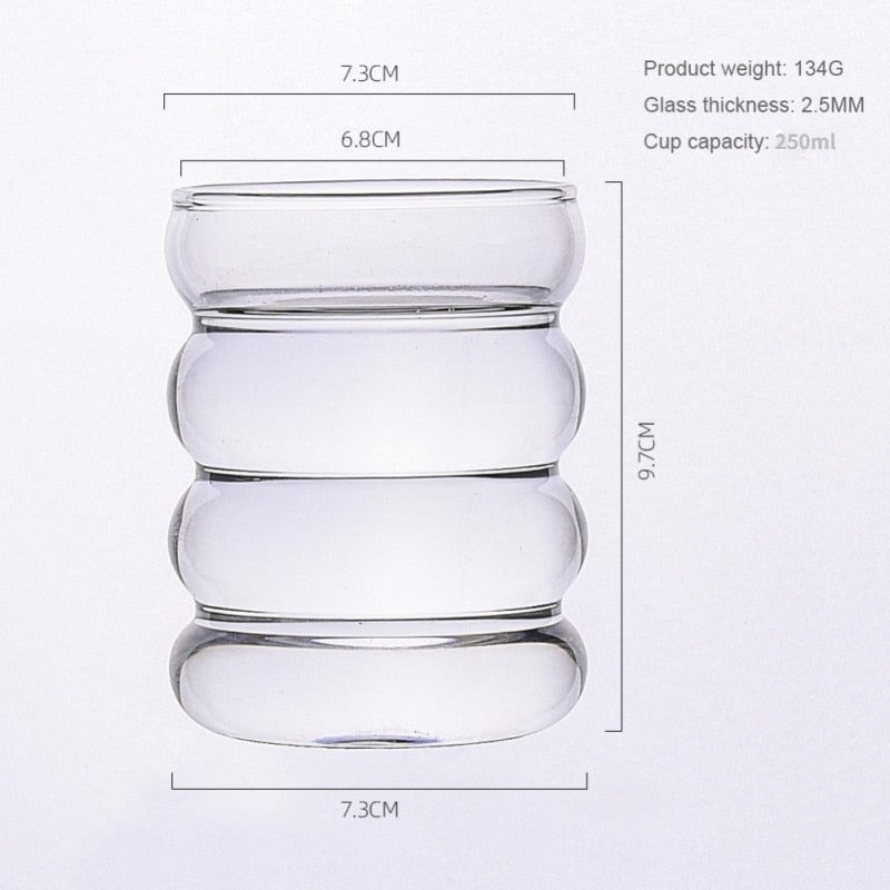 Bubble Glass Cup