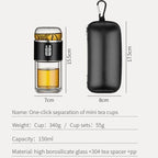 Double Glass Portable Eco-Friendly Tea Infuser