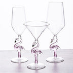 Flamingo Wine Glass