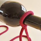 RopeElegance Hanging Rope Wine Rack | Stylish Wine Storage | Unique Design for Home