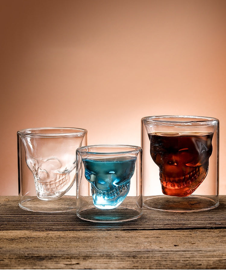 Hollow Double Layer Whiskey Glass