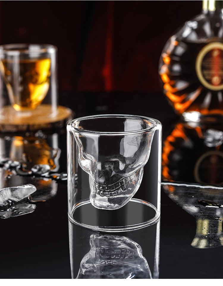 Hollow Double Layer Whiskey Glass
