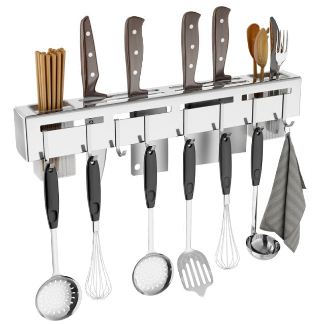 Punch-free Kitchen Tableware Storage Rack