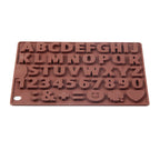 3D Alphabet Silicone DIY Chocolate Mold