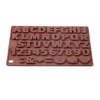 3D Alphabet Silicone DIY Chocolate Mold
