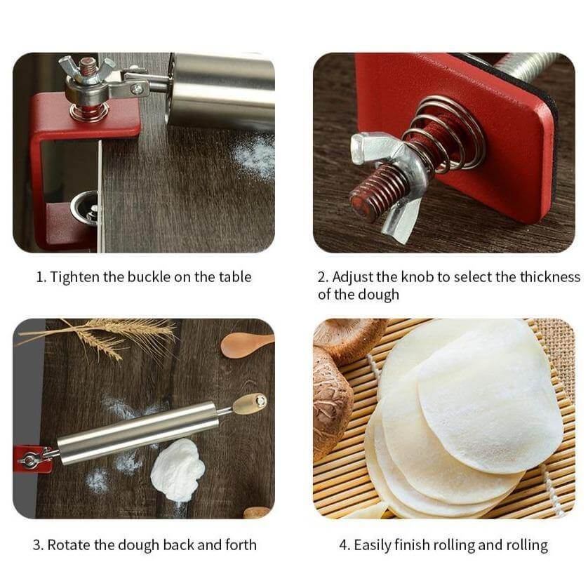 Stainless Steel Easy Dough Roller Pin