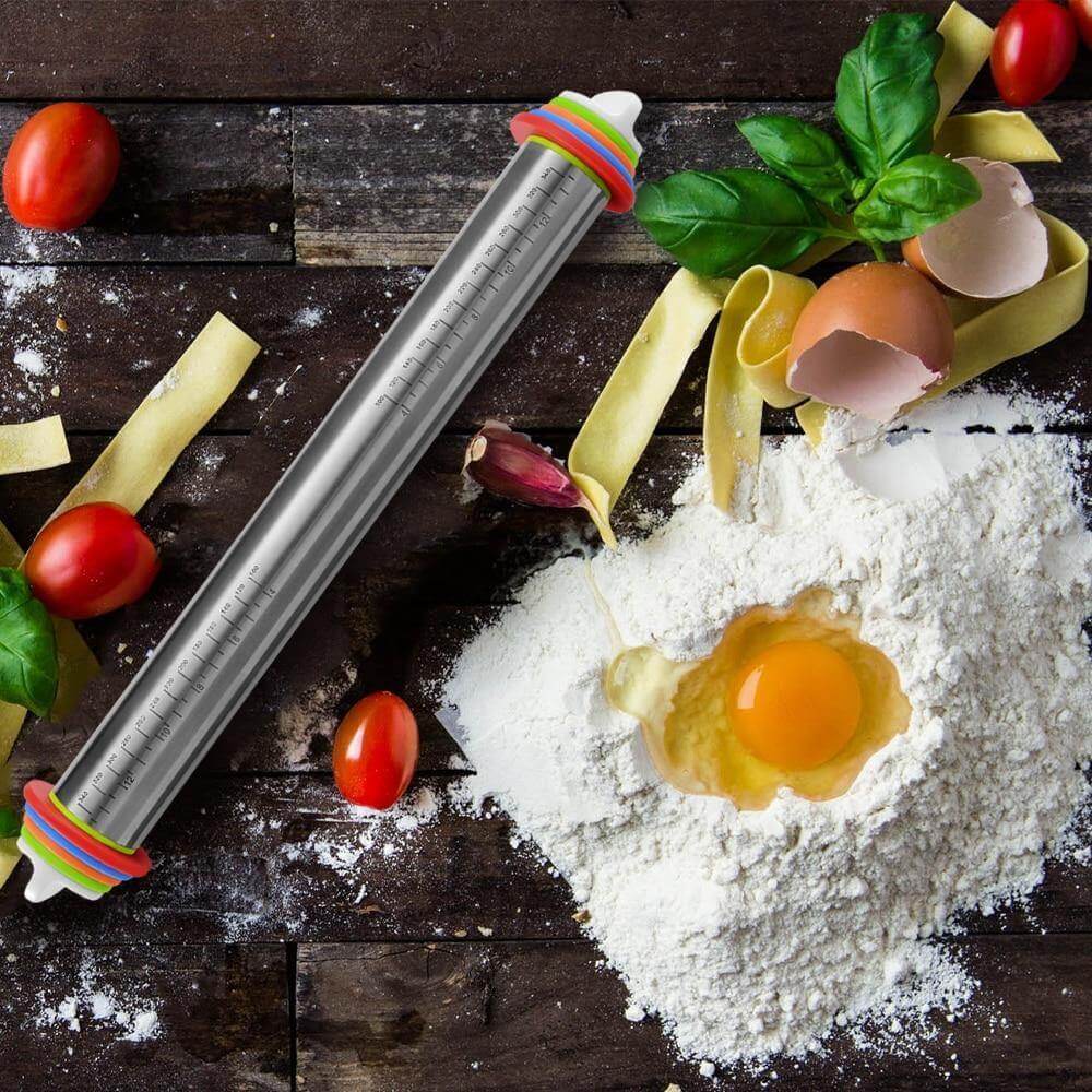 Stainless Steel Easy Dough Roller Pin
