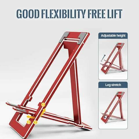 Foldable Aluminum Phone Stand for Desk and Travel
