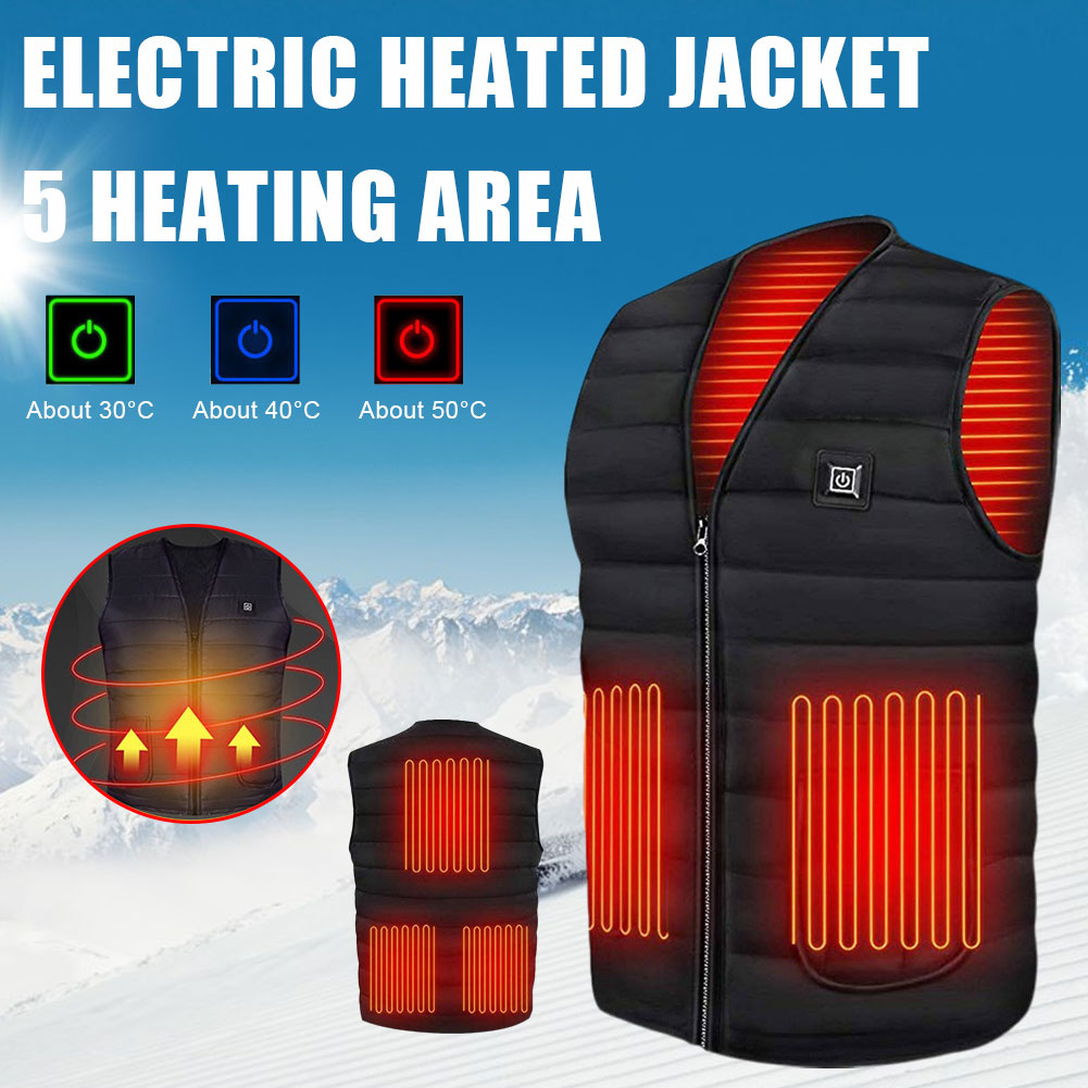 Electric heated cotton vest