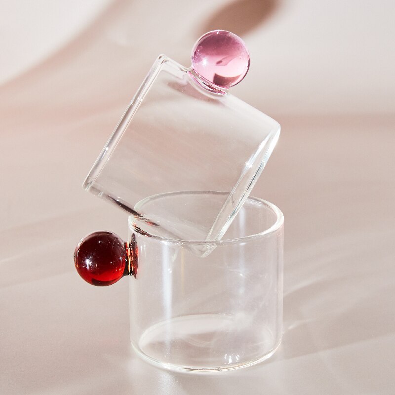 Globe Handle Glass Espresso Cup