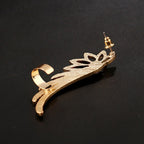 Fashion Alloy Feather Ear cuff Clip on Earrings