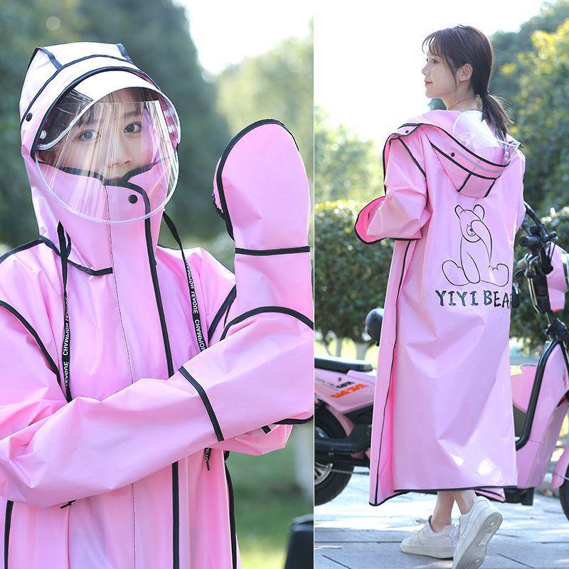 Hooded Windproof Bicycle Raincoat