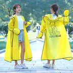 Hooded Windproof Bicycle Raincoat