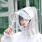 Hooded Windproof Bicycle Raincoat