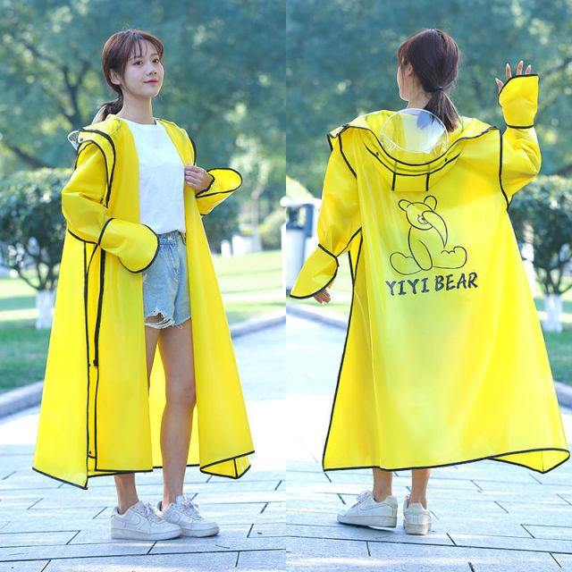 Hooded Windproof Bicycle Raincoat