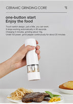 Rechargeable Automatic Salt Pepper Grinder