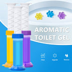Aromatic Air Freshener Flower Gel Toilet Cleaner