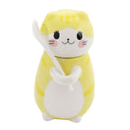 Cute Cat Handmade Coffee Mugs with Spoon