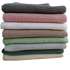 Waffle Fabric Cotton Kitchen Towel Set (Set of 2)