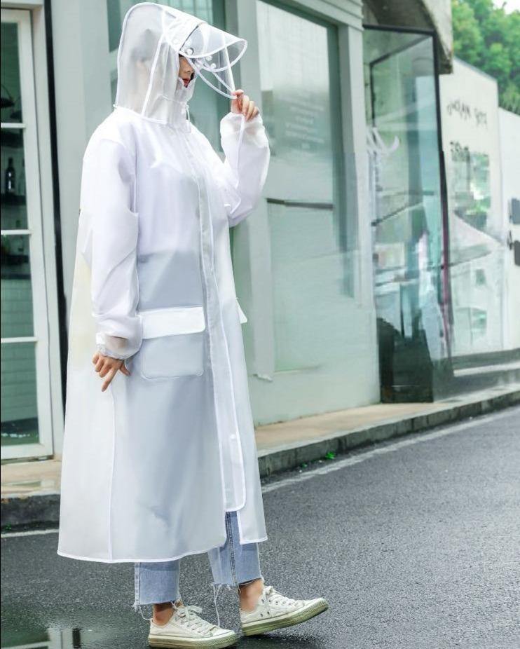 Hooded Windproof Bicycle Raincoat