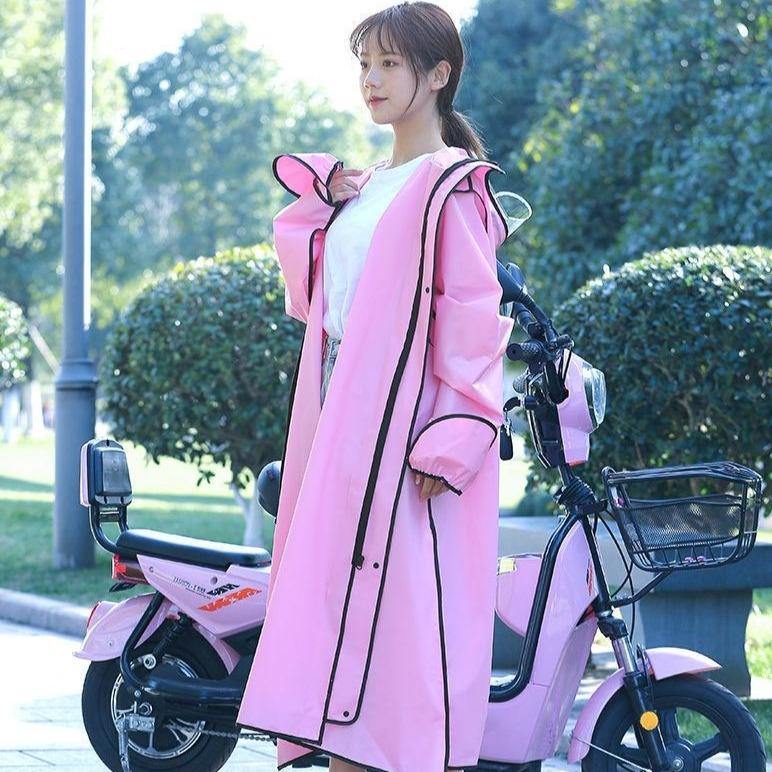 Hooded Windproof Bicycle Raincoat