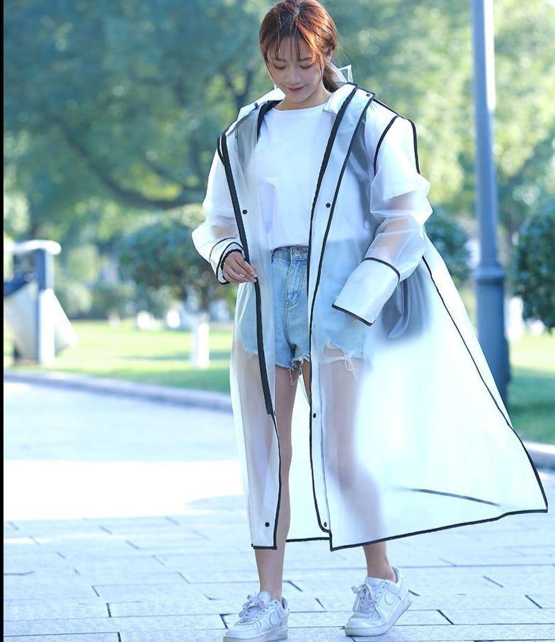 Hooded Windproof Bicycle Raincoat