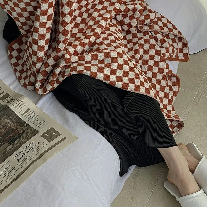 Colourful Checkerboard & Stripe Towels