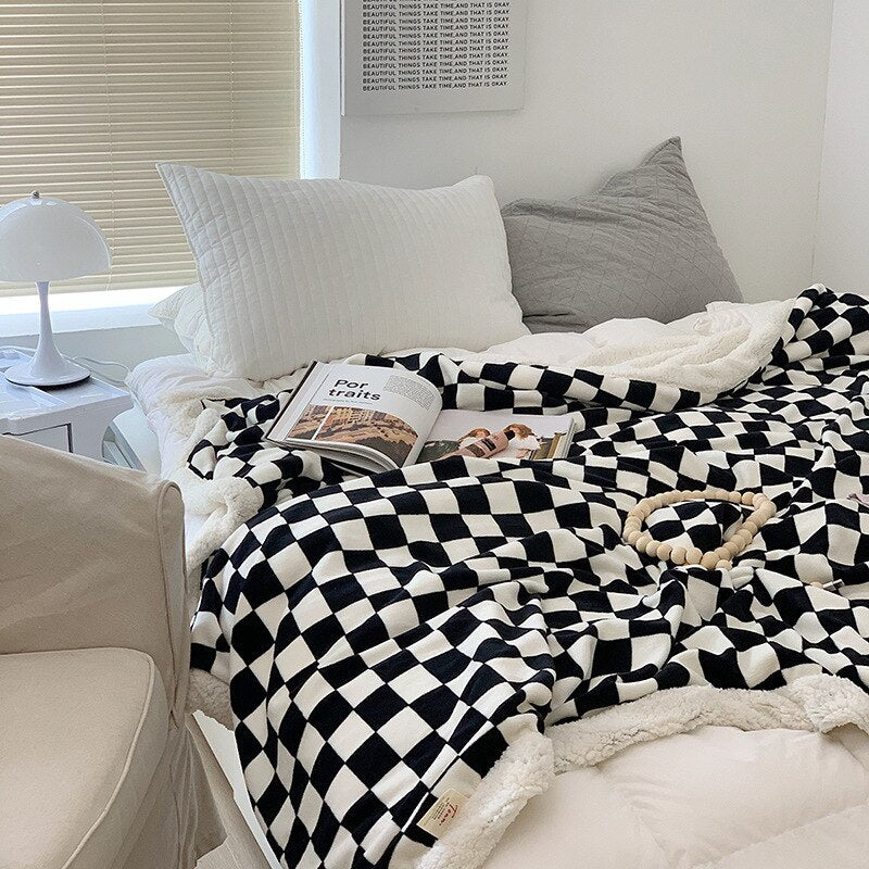 Checkerboard Throw Blanket