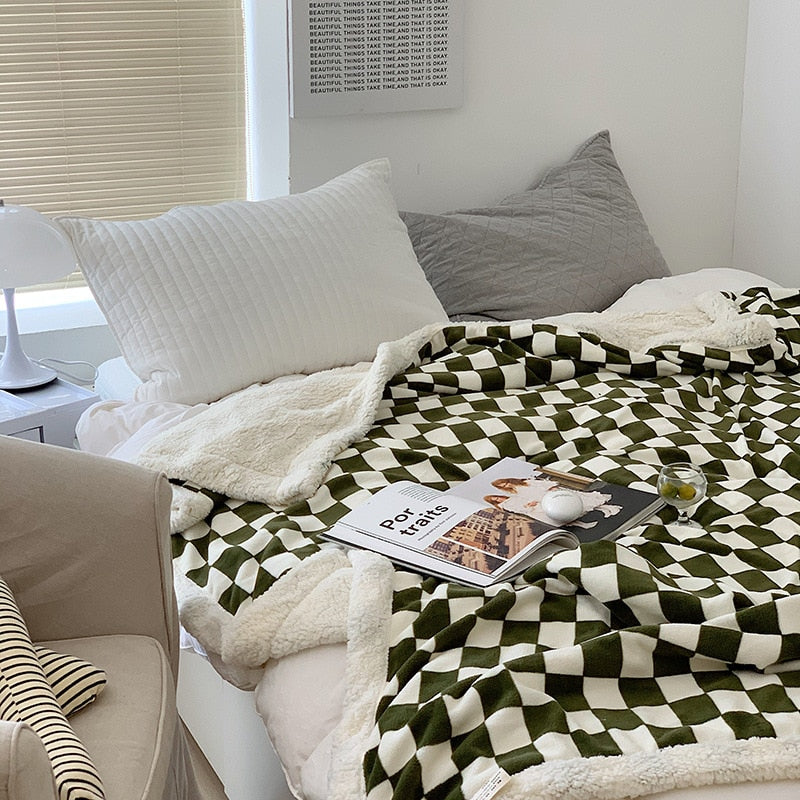 Checkerboard Throw Blanket