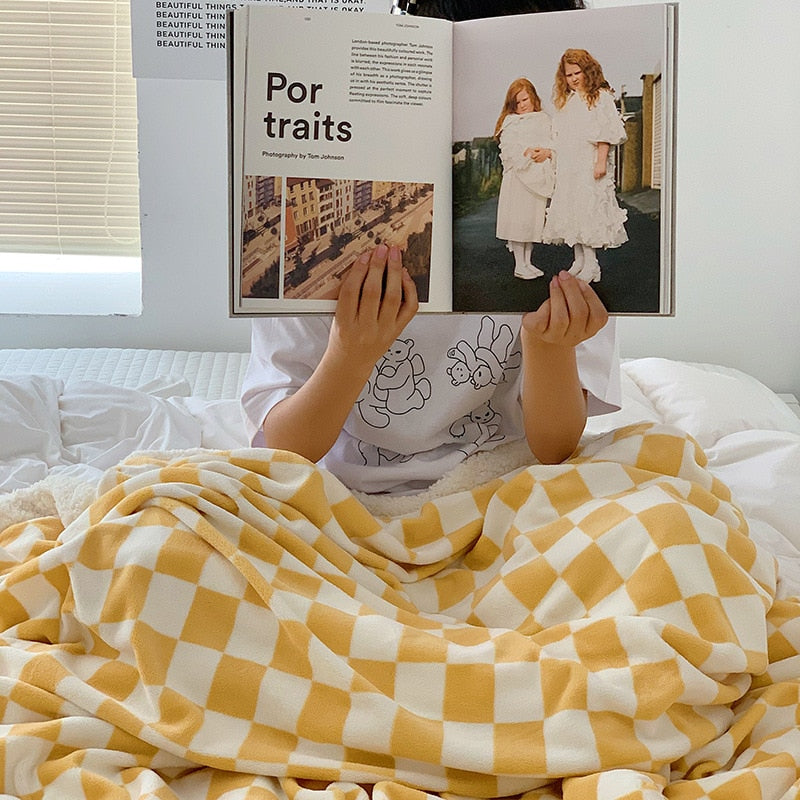Checkerboard Throw Blanket