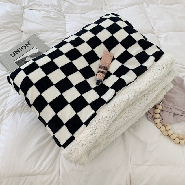 Checkerboard Throw Blanket