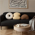 Abstract Teddy Plush Cushion