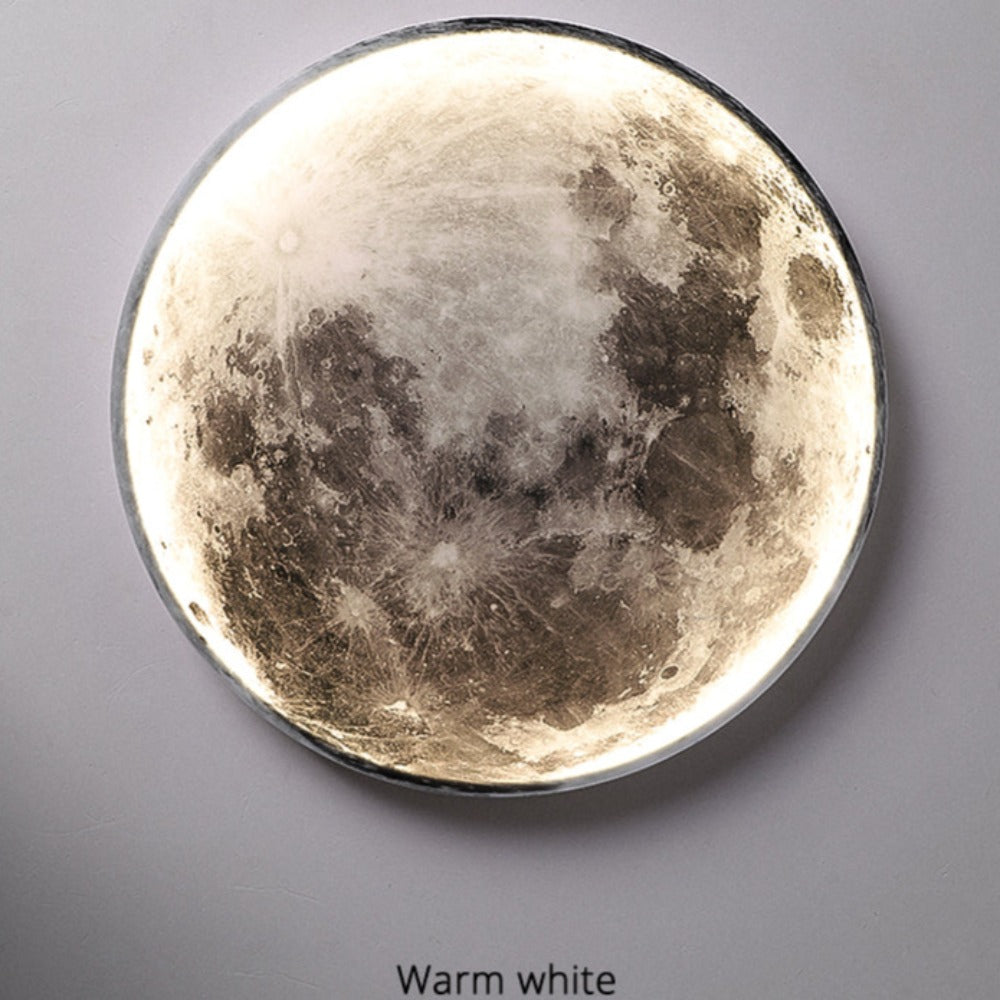 3D LED Moon or Earth Ceiling or Wall Lamp (3 Styles) 24CM-80CM