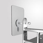 10 pieces heavy-duty punch-free transparent adhesive hooks