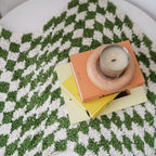 Wavy Checkerboard Mini Rug